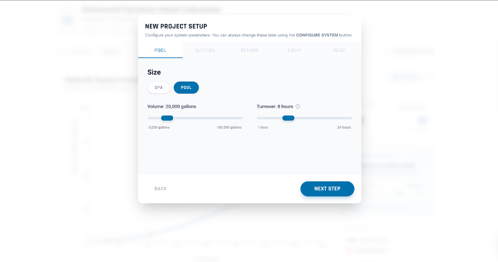 Multi-step Technical Configuration Wizard